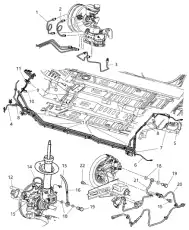 Датчик ABS CHRYSLER 05273332AF