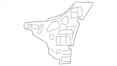 КРОНШТЕЙН БАМПЕРА ПЕРЕДНЕГО 222 885 68 00 MB