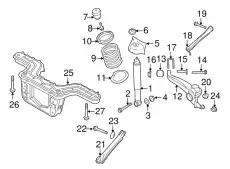 Рычаг подвески FORD 9L8Z-5500-A