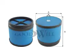 Фильтр воздушный GOODWILL AG 1061