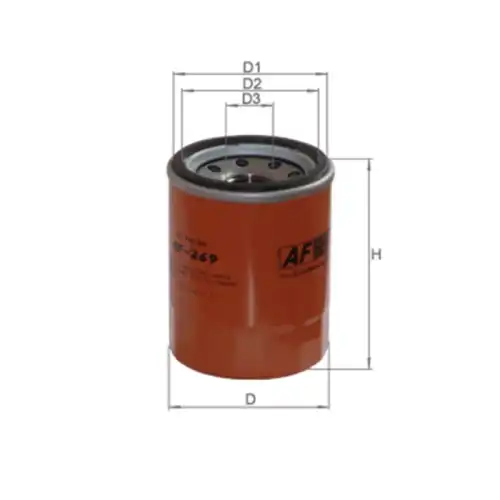 Э-т фильтрующий AF269 ALPHA FILTER