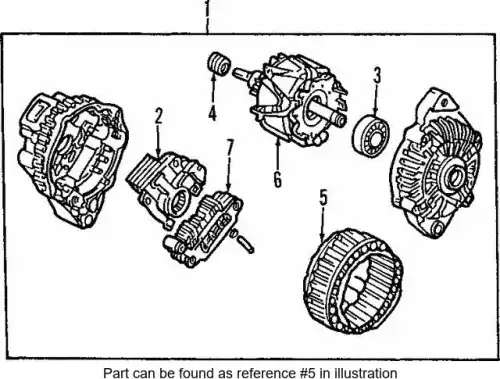 Статор генератора 31102PLC004 HONDA