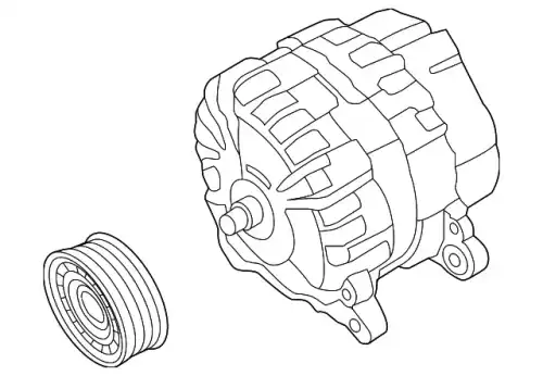 Генератор PORSCHE 9A160301802