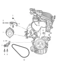 Генератор CHRYSLER R5033343AA
