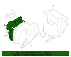 Шкив генератора AJ5118W10 MAZDA