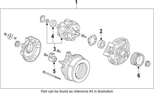 Ротор генератора 31101RCBY01 HONDA