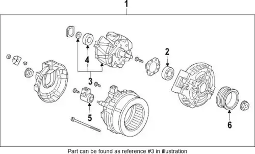 Ротор генератора 31101RTA003 HONDA