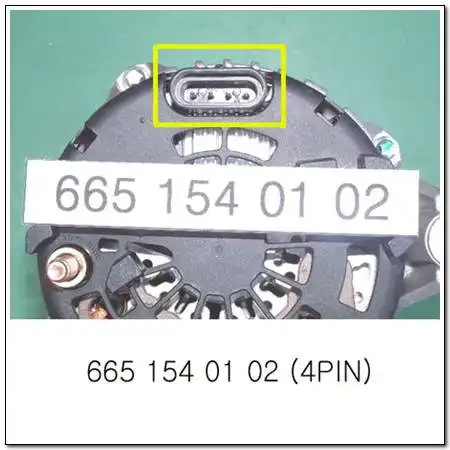 Реле регулятор генератора 6651540102 SSANGYONG