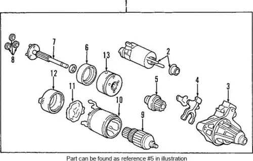 Бендикс стартера 31207P3F003 HONDA