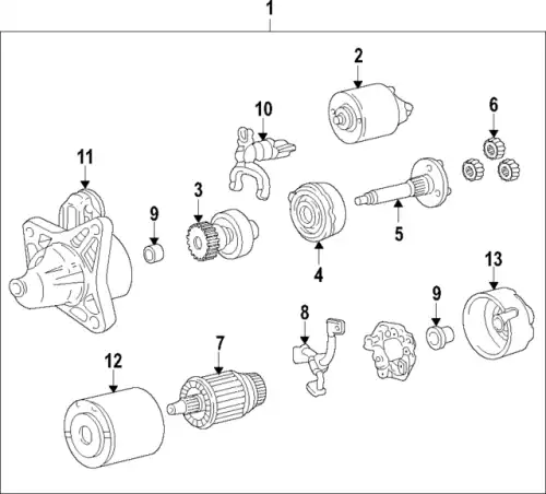Щеткодержатель стартера ZJ3818X70 MAZDA