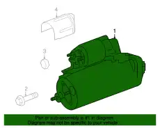 Стартер PORSCHE 94860421000