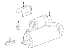 Стартер PORSCHE 94860421000