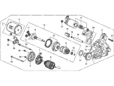 Стартер HONDA 31200RGLA02