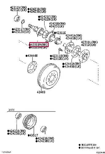 Ступица TOYOTA / LEXUS 90080-36217
