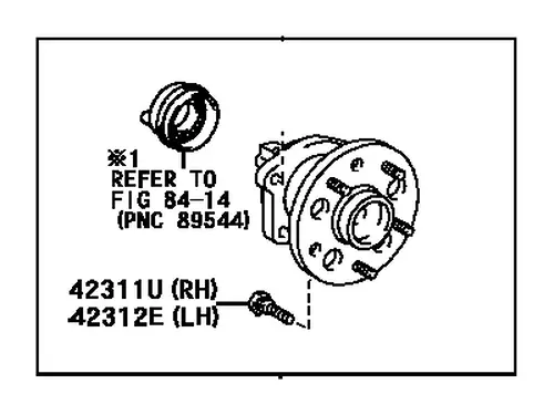 Ступица TOYOTA / LEXUS 42410-42020