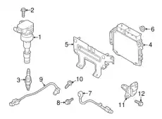 гайка m6 1339606007C MOBIS