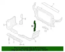 291362V500 ДЕРЖАТЕЛЬ РАДИАТОРА MOBIS