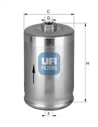 Топливный фильтр UFI 31.814.00