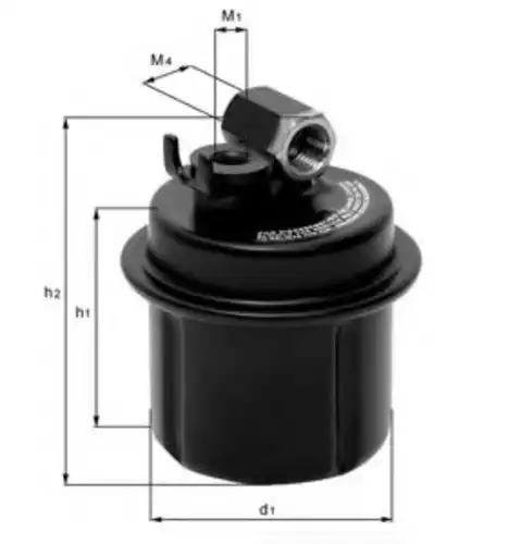Топливный фильтр MAHLE KL 183