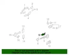 Ручка двери MOBIS 824853L000