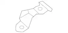кронштейн прав/ bracket-fr bumper upr co 86576B8AA0 MOBIS