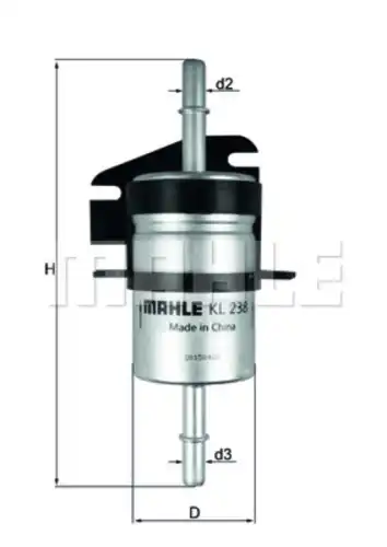 Топливный фильтр MAHLE KL 238