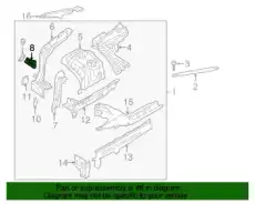 64534D2000 КУЗОВНОЙ КРОНШТЕЙН КРЕПЛЕНИЯ КРЫЛА MOBIS
