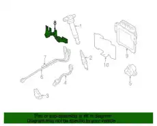 кузовной кронштейн проводки двигателя 947603F050 MOBIS