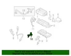кузовной кронштейн проводки двигателя 947603F170 MOBIS