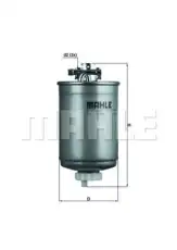 Топливный фильтр MAHLE KL 77