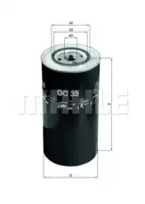 Фильтр масляный MAHLE OC 35