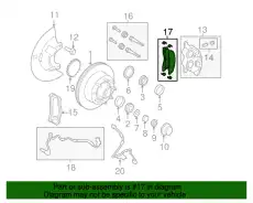 Тормозные колодки дисковые FORD 8C2Z-2001-C