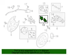 Тормозные колодки дисковые FORD DG9Z-2200-E