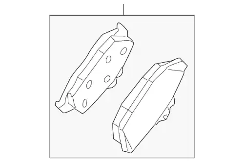 Тормозные колодки дисковые FORD 1U2Z-2V200-FA