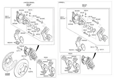Дисковые тормозные колодки 58302E4A00 HYUNDAI