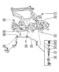 Рулевая тяга CHRYSLER 52113283AA