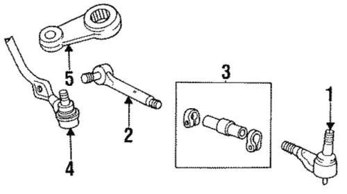 РУЛЕВОЙ НАКОНЕЧНИК ZZM032280 MAZDA