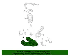 Рычаг подвески FORD 6L1Z-3079-BA