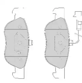 Тормозные дисковые колодки DBP231056 DURON
