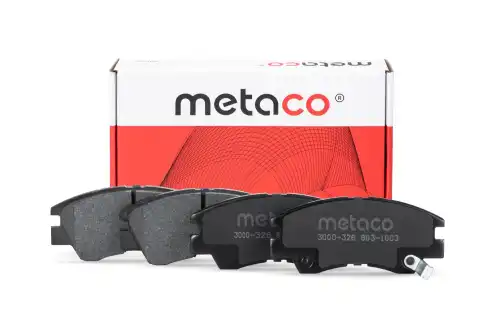 Тормозные колодки дисковые METACO 3000-326