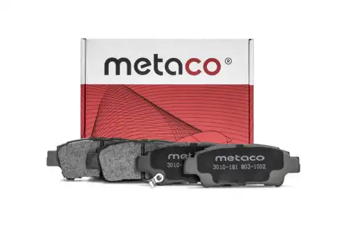 Тормозные колодки дисковые METACO 3010-181