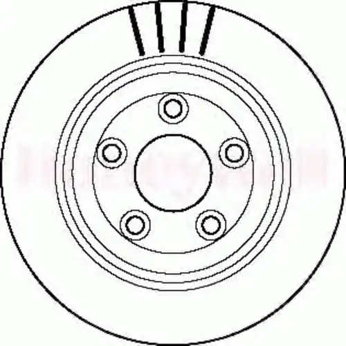 Тормозной диск BENDIX 562146B