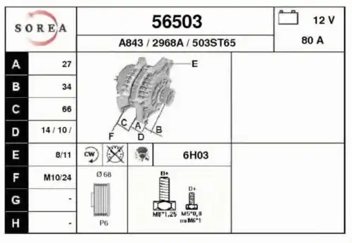 Генератор EAI 56503