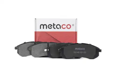 Тормозные колодки дисковые METACO 3000-408
