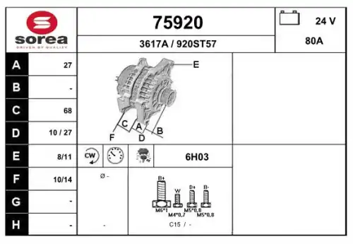 Генератор EAI 75920