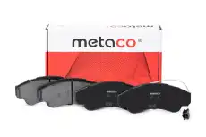 Тормозные колодки дисковые METACO 3000-080