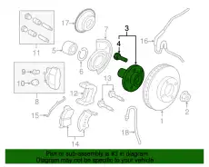 Ступица FORD 8L8Z-1104-A