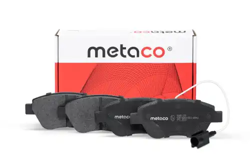 Тормозные колодки дисковые METACO 3000-129