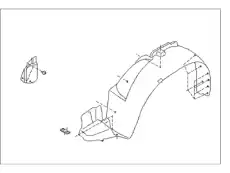 Подкрылок SUBARU 59110SA010