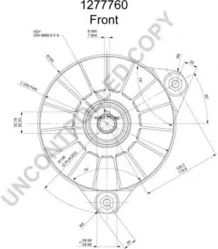 Генератор PRESTOLITE ELECTRI 1277760